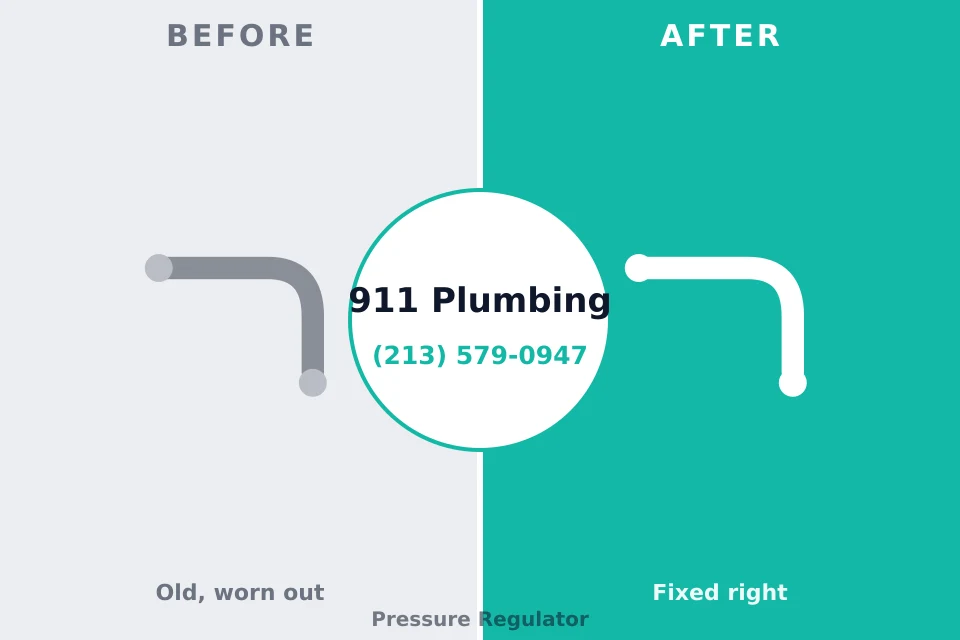 Before and after: plumbing repair Higganum, CT